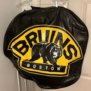 Boston Bruins Black and Yellow tire Cover